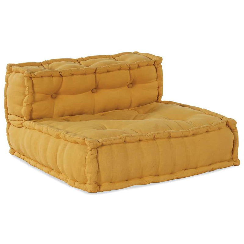 Unitatea de sofa modulară galben 70x70x54 țesătură