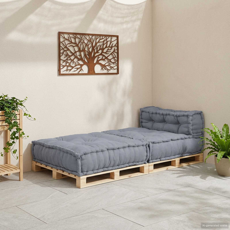 Unitate de canapea modulară Țesătură Gri 70 x 70 x 56 cm