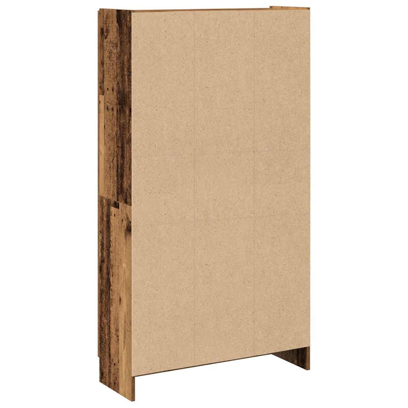 Dulap înalt, lemn vechi, 82,5x30,5x150 cm, lemn prelucrat