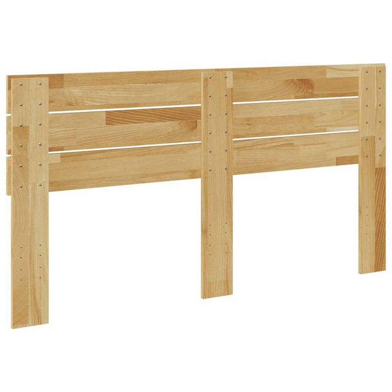 Tăblie de pat 135 cm, lemn masiv de stejar