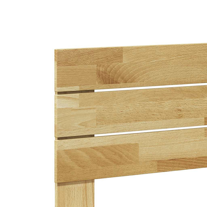 Tăblie de pat 135 cm, lemn masiv de stejar