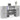 Birou de recepție Gri beton 180x50x103,5 cm Lemn prelucrat