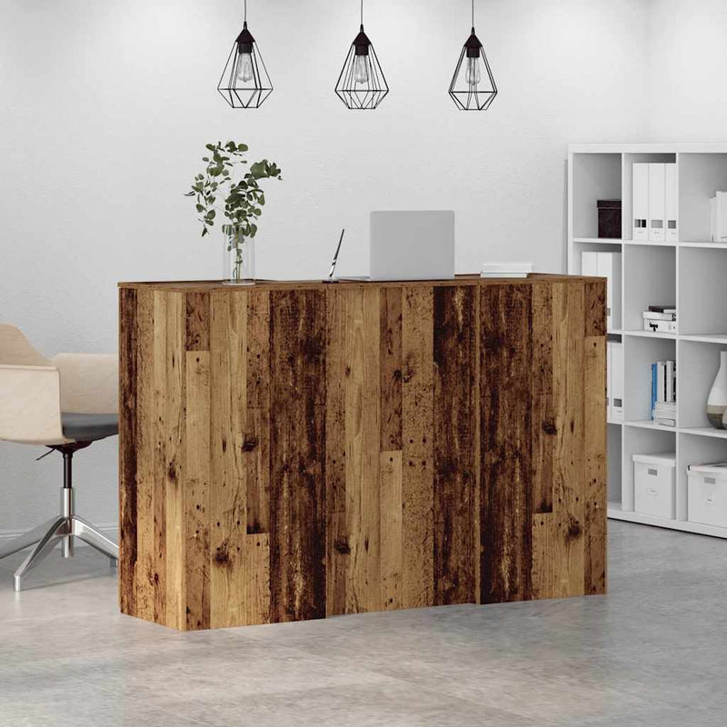 Birou de recepție Lemn vechi 155x50x103,5 cm Lemn prelucrat