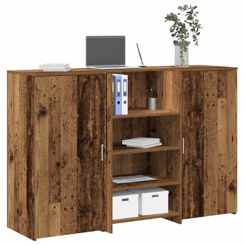 Birou de recepție Lemn vechi 155x50x103,5 cm Lemn prelucrat
