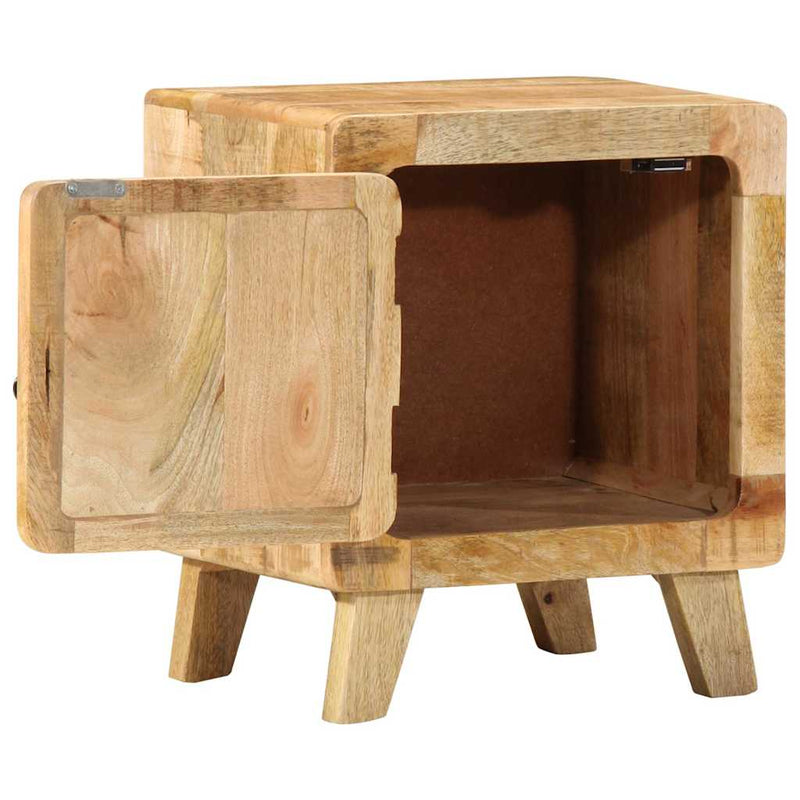 Noptiera 40x32x46 cm lemn masiv Mango brut