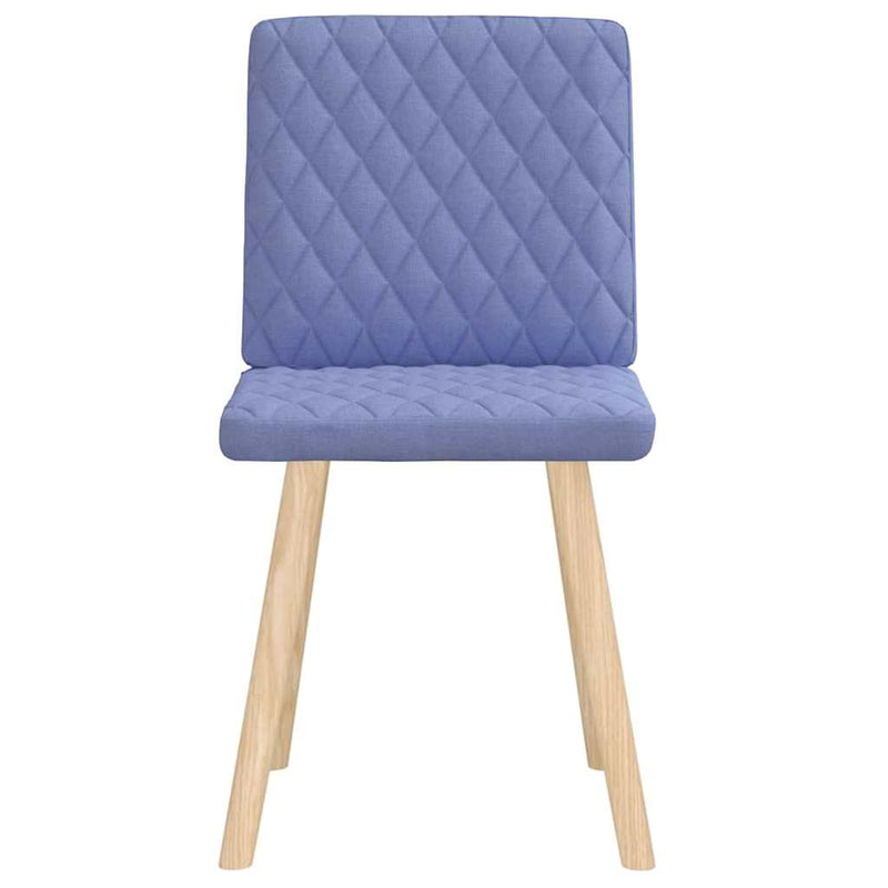 Scaune de sufragerie 2 buc țesătură Jeans Blue
