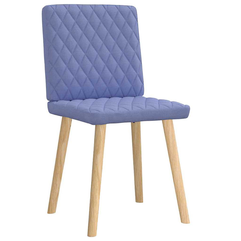 Scaune de sufragerie 2 buc țesătură Jeans Blue