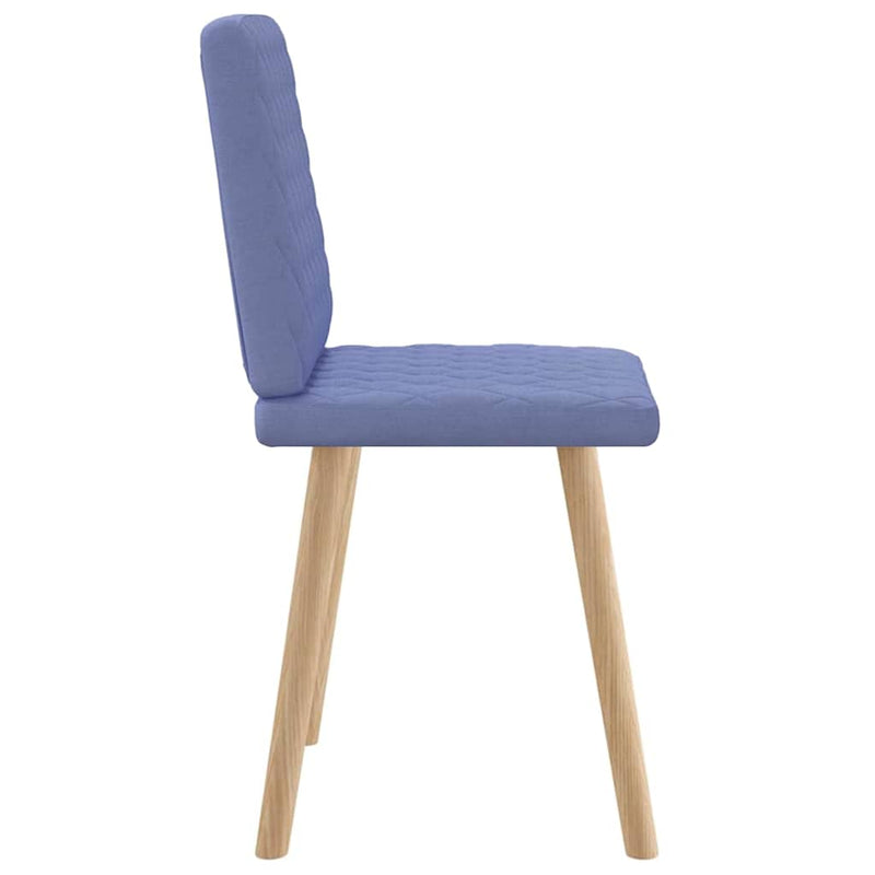 Scaune de sufragerie 2 buc țesătură Jeans Blue