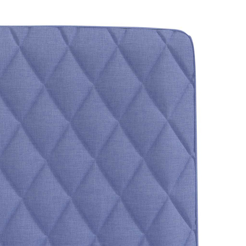 Scaune de sufragerie 2 buc țesătură Jeans Blue