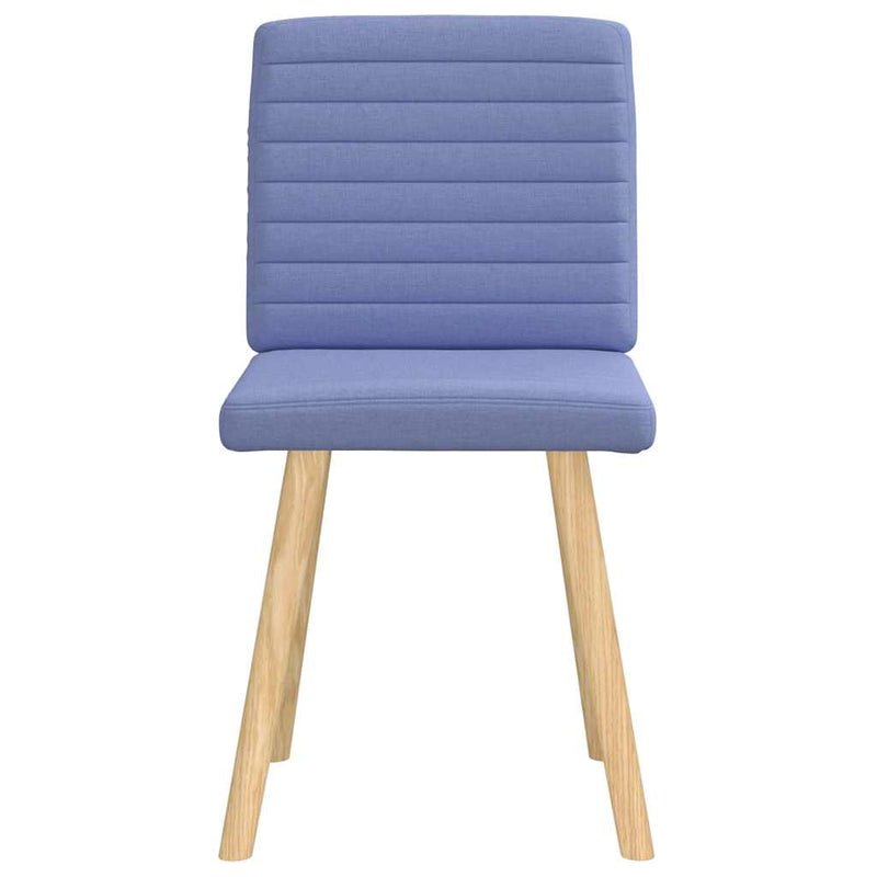 Scaune de sufragerie 2 buc țesătură Jeans Blue