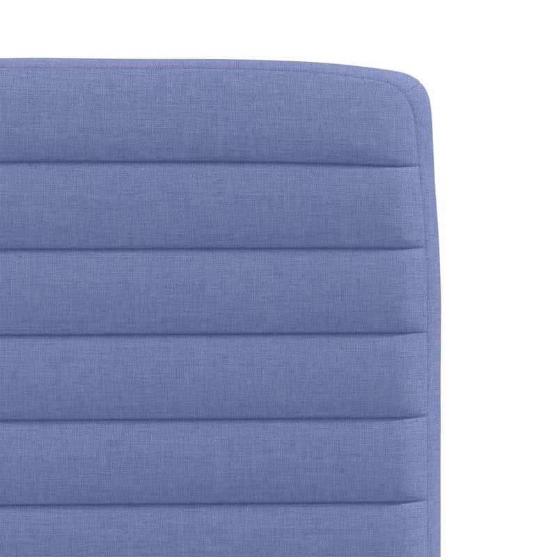 Scaune de sufragerie 2 buc țesătură Jeans Blue