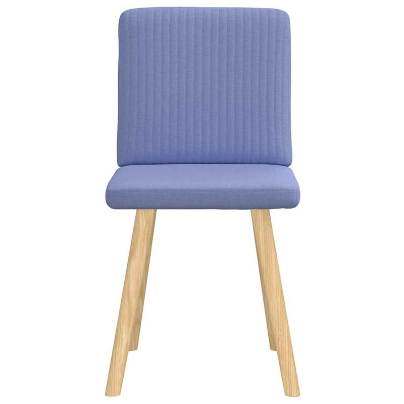 Scaune de sufragerie 2 buc țesătură Jeans Blue
