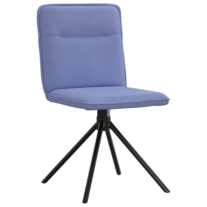 Scaune de sufragerie 2 buc țesătură Jeans Blue