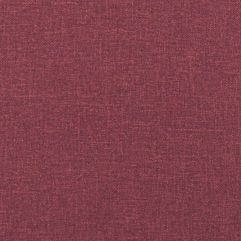 Scaune de bucătărie, 2 buc., roșu vin, material textil