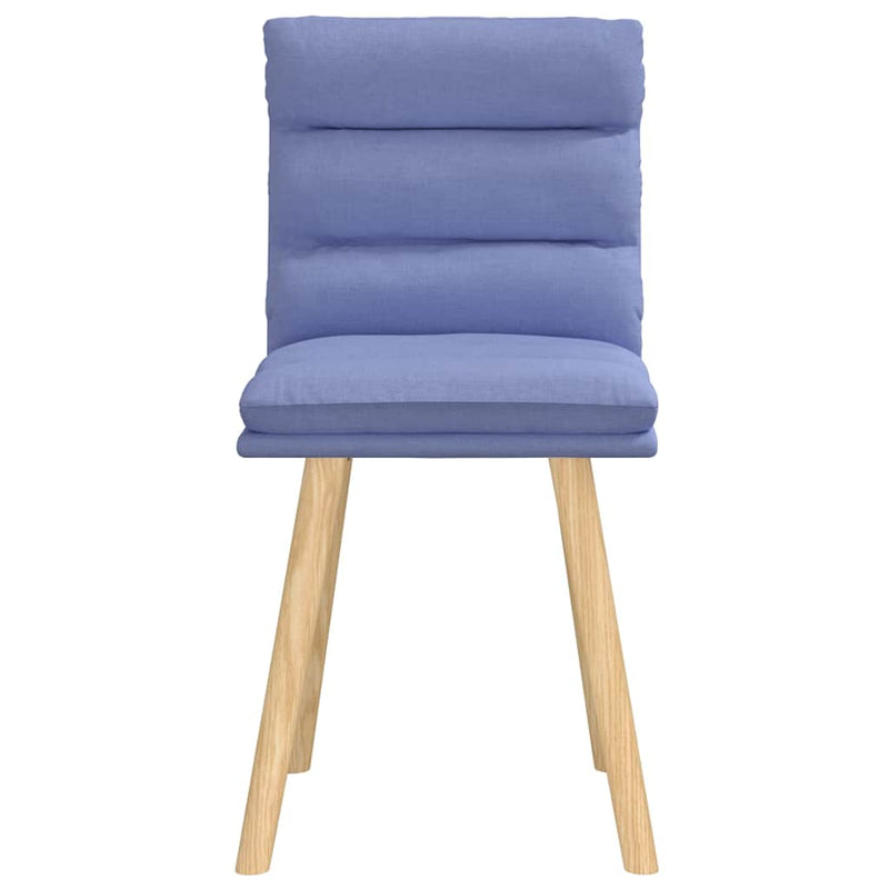 Scaune de sufragerie 2 buc țesătură Jeans Blue