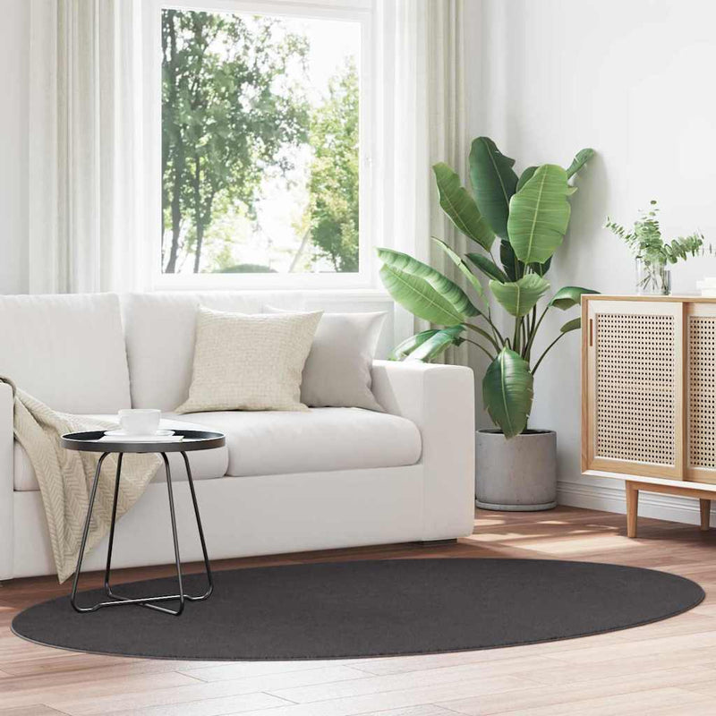 Covor HUARTE Antracit 140 x 200 cm 100% Polyester