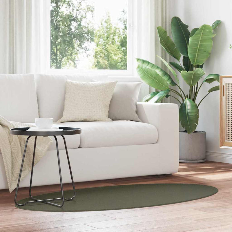 Covor HUARTE Verde Pădure 80 x 150 cm 100% Polyester