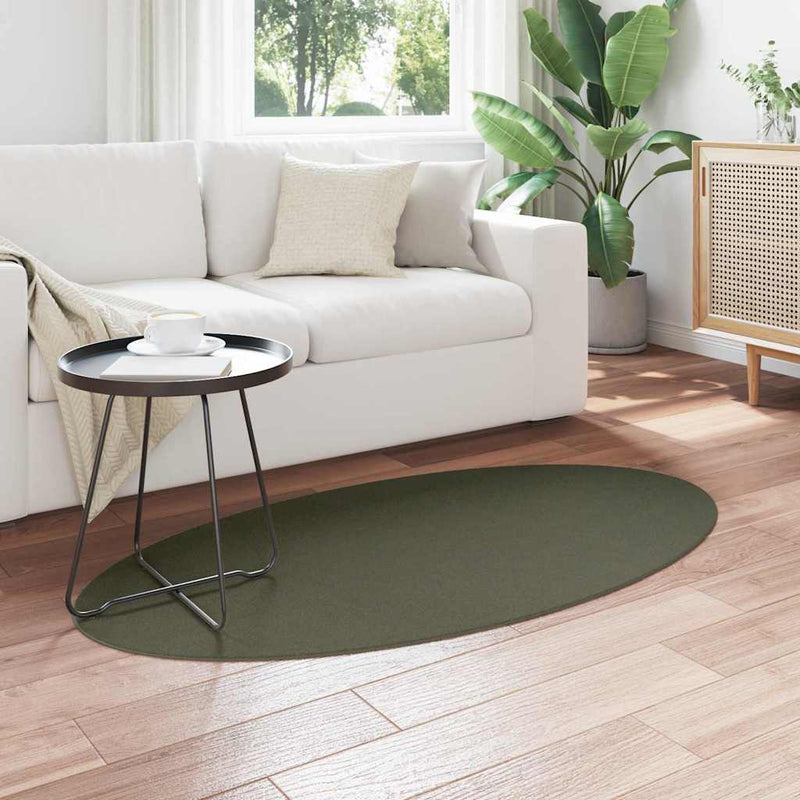 Covor HUARTE Verde Pădure 80 x 150 cm 100% Polyester