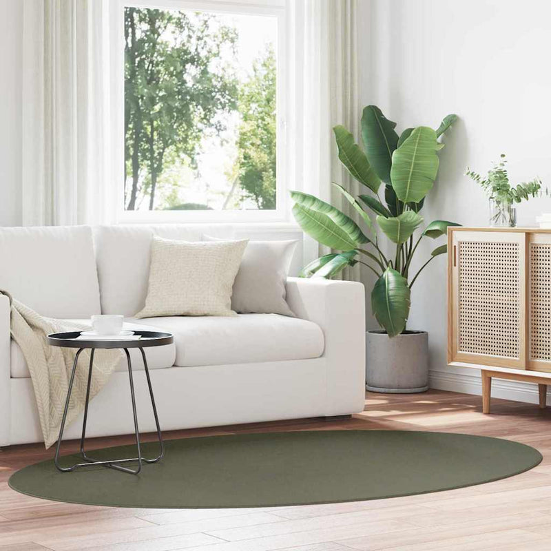 Covor HUARTE Verde Pădure 140 x 200 cm 100% Polyester