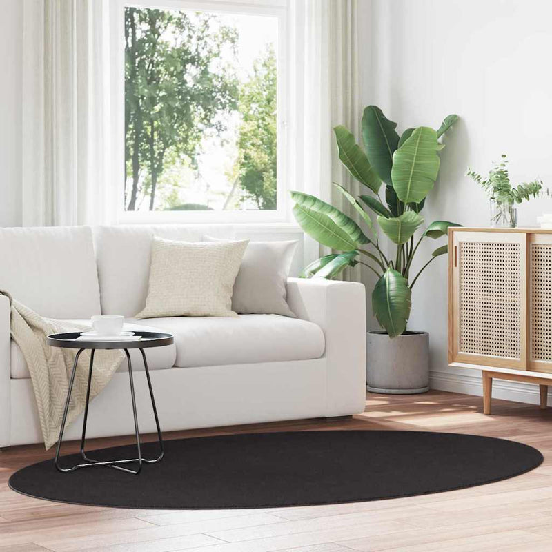 Covor HUARTE Negru 140 x 200 cm 100% Polyester