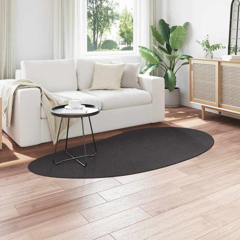 Covor HUARTE Antracit 100 x 200 cm Poliester