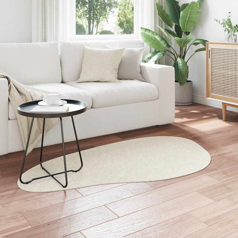 Covor HUARTE Crem 80 x 150 cm Poliester