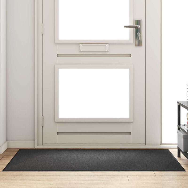 Covoraș de intrare Antracit și negru 90 x 150 cm 100% Poliamidă