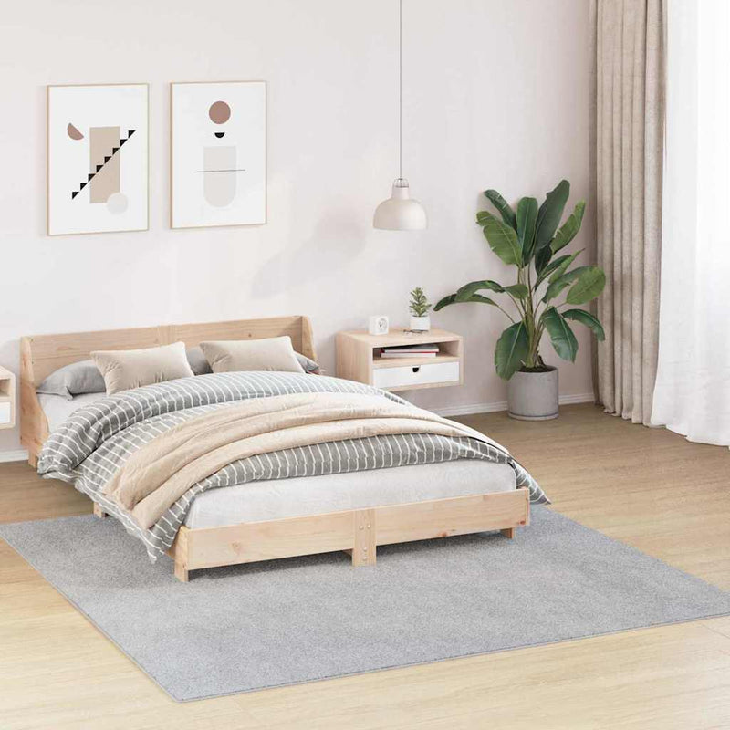 Covor Shaggy Antiderapant Gri 200 x 200 cm PP