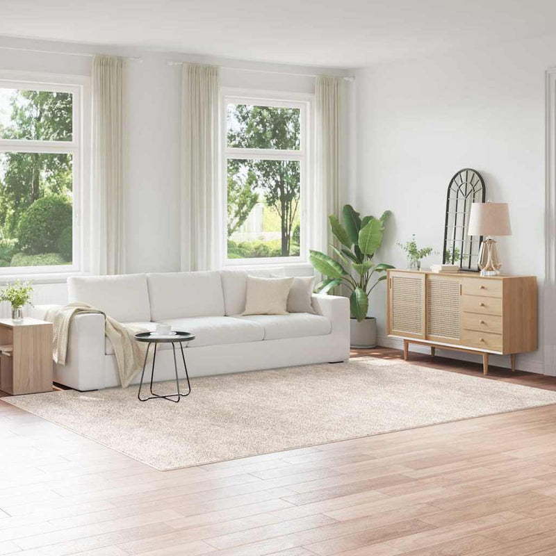 Covor Shaggy Antiderapant Crem 240 x 340 cm PP