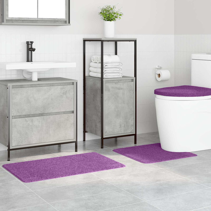 Set de mochete anti-derapante pentru baie 3 buc. Violet PP