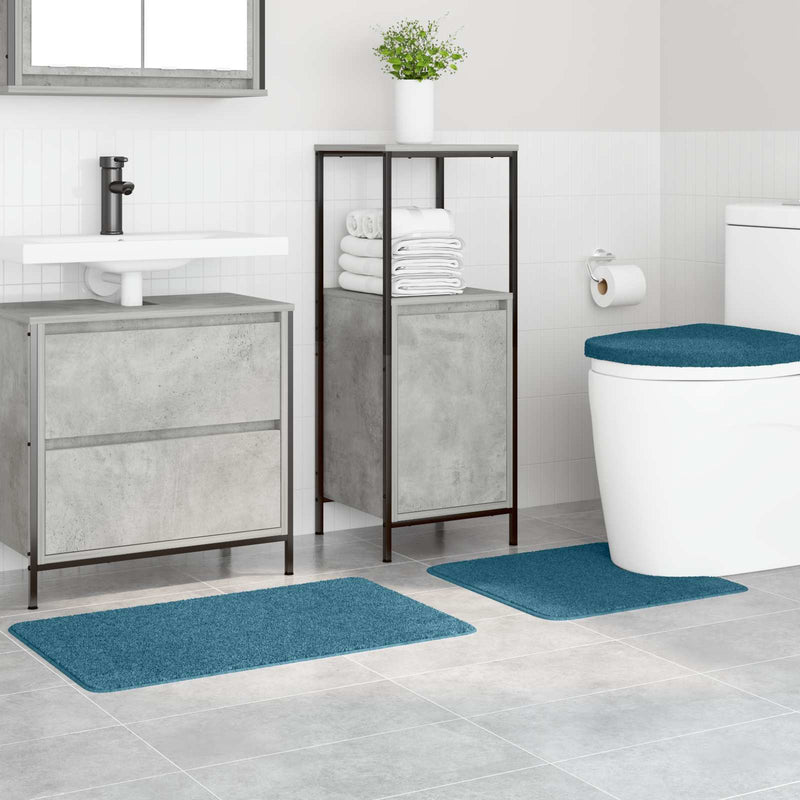 Set de mochete anti-derapante pentru baie 3 buc. albastru PP