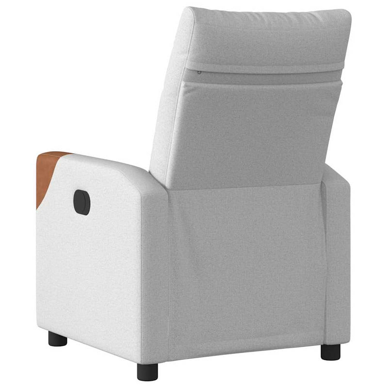 Scaun reclinabil electric Cloud Grey Fabric