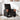 Fotoliu rabatabil electric, negru, material textil