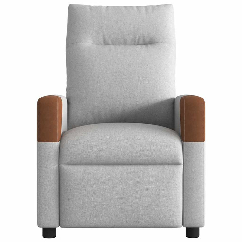 Scaun reclinabil electric pentru masaj Cloud Grey Fabric