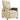 Fotoliu rabatabil electric, crem, material textil