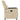Fotoliu rabatabil electric, crem, material textil