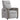 Scaun reclinabil electric Cloud Grey Fabric
