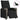 Fotoliu rabatabil electric, negru, material textil