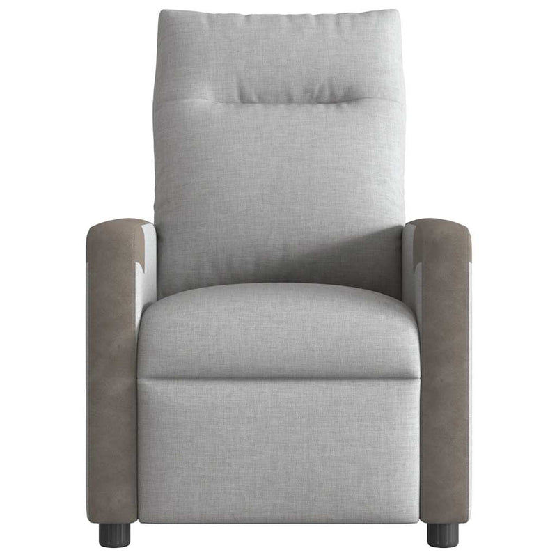 Scaun reclinabil electric pentru masaj Cloud Grey Fabric