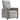Scaun reclinabil electric pentru masaj Cloud Grey Fabric