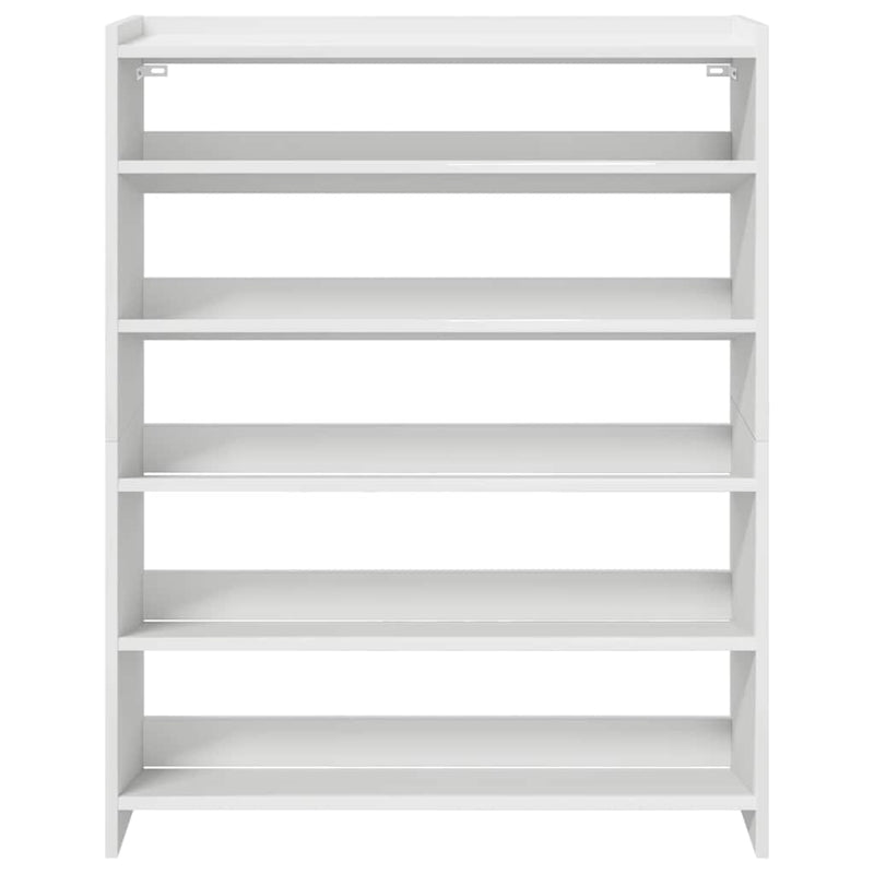 Pantofar, alb, 80x25x100 cm, lemn prelucrat