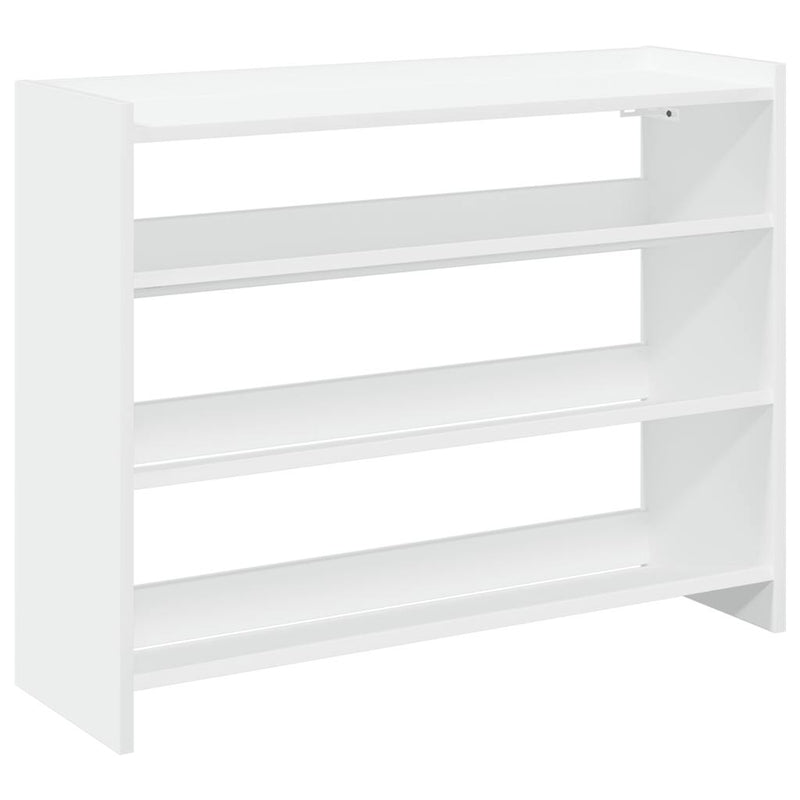 Pantofar, alb, 80x25x62 cm, lemn prelucrat