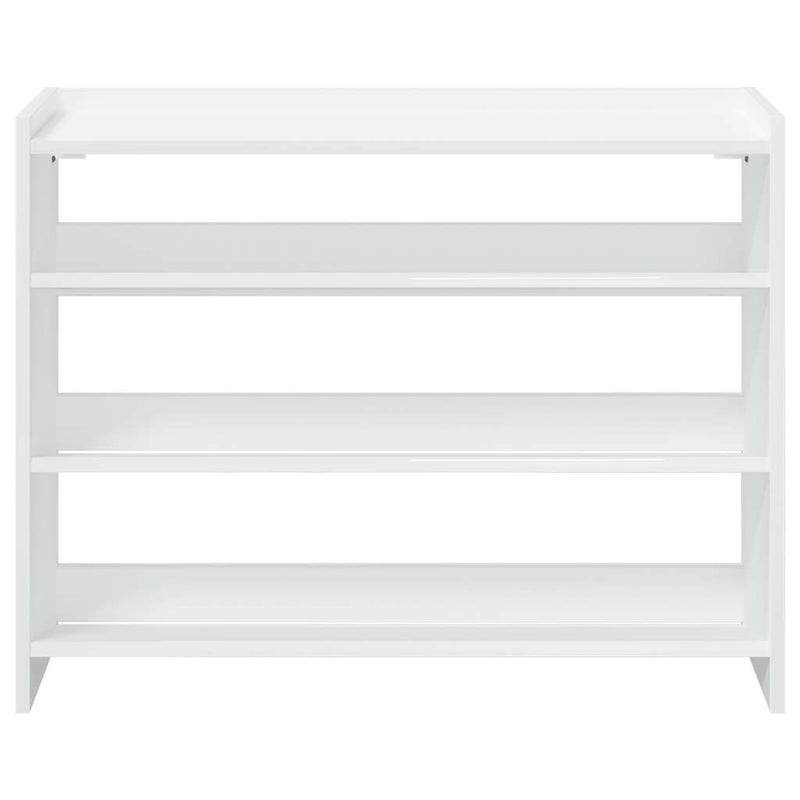 Pantofar, alb, 80x25x62 cm, lemn prelucrat