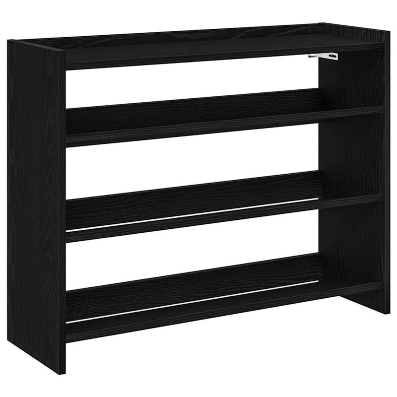 Pantofar, negru, 80x25x62 cm, lemn prelucrat