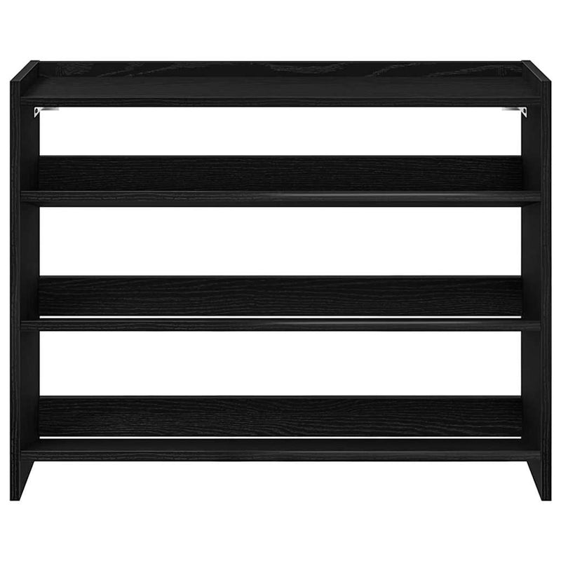 Pantofar, negru, 80x25x62 cm, lemn prelucrat