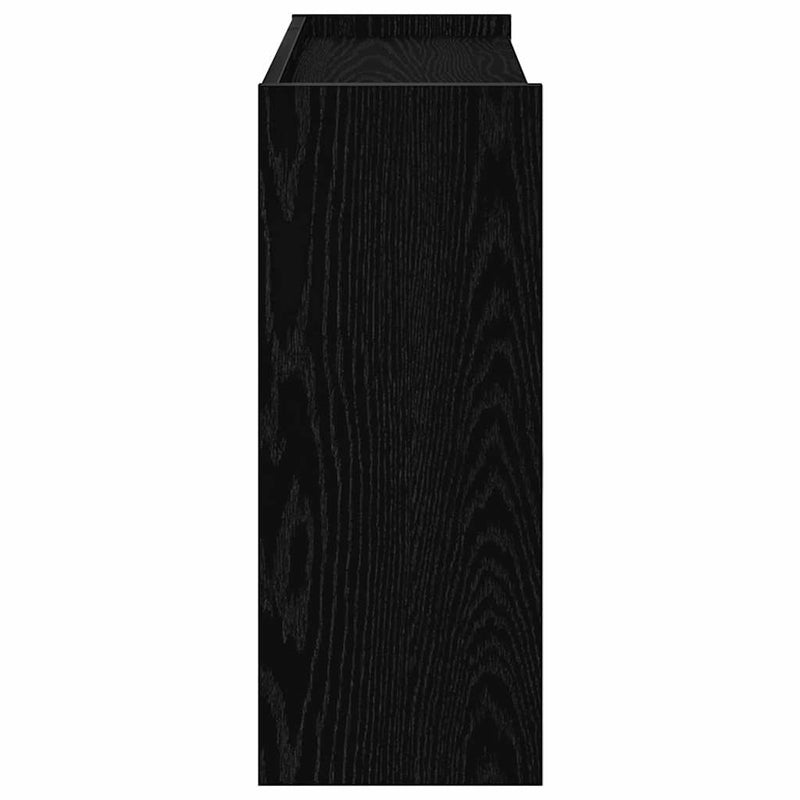 Pantofar, negru, 80x25x62 cm, lemn prelucrat