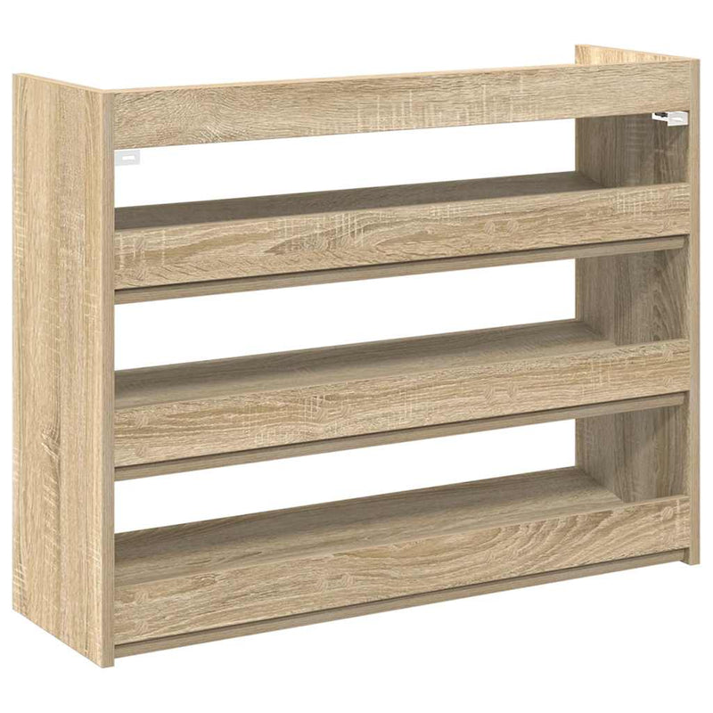 Pantofar, stejar sonoma, 80x25x62 cm, lemn prelucrat