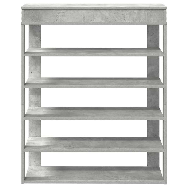Pantofar, gri beton, 80x30x98 cm, lemn prelucrat