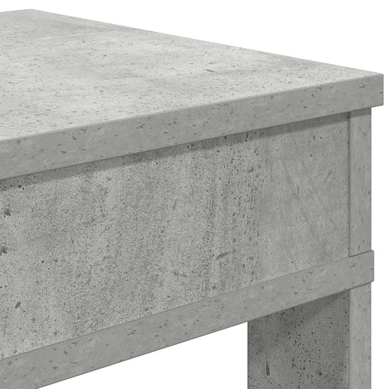 Pantofar, gri beton, 80x30x98 cm, lemn prelucrat