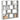 Raft cubic perete cu 12 compartimente gri beton lemn prelucrat